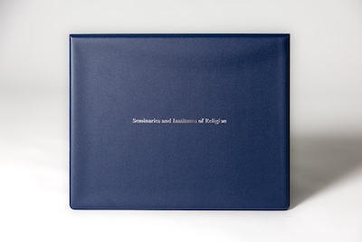 New Seminary Diploma Cover (distinct design)